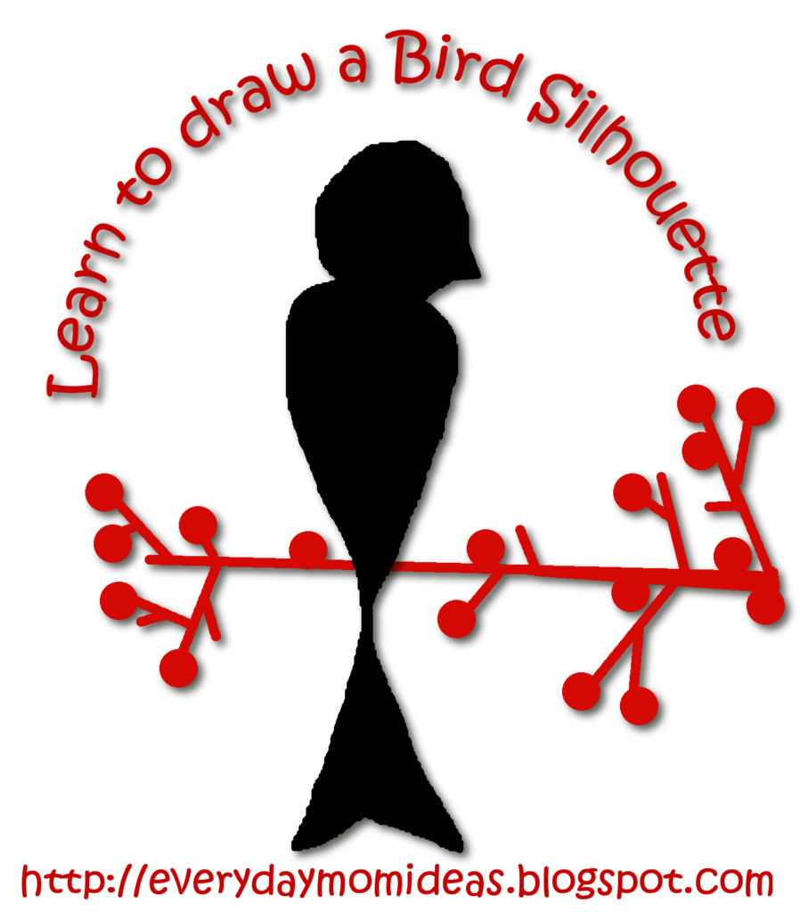 Draw A Bird Silhouette In Just 5 Super Easy Steps House of Pixel Dust