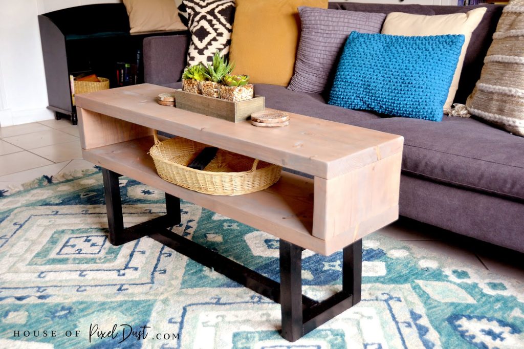 easy diy coffee table modern wood bench woodworking